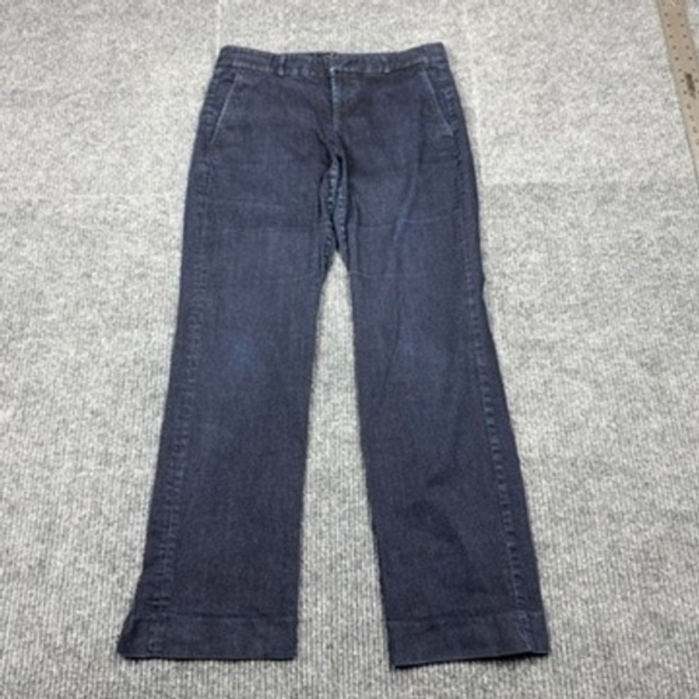Banana Republic Logan Rinse Straight Leg Denim Trousers Blue Size 8 305769-00